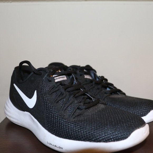 Nike Black Lunar Apparent Sneakers - Picture 1 of 4